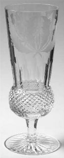 Edinburgh Crystal Thistle (Cut) Fluted Champagne   Cut,Thistle Flower,Cross Hatc