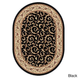 Rhythm 105400 Oval Transitional Area Rug (53 X 73 Oval) (Varies based on option selectedSecondary Colors Beige, green, blueShape OvalTip We recommend the use of a non skid pad to keep the rug in place on smooth surfaces.All rug sizes are approximate. D