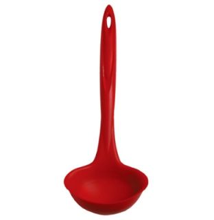 ISI Flexible Silicone Ladle w/ Spring Steel Core & Seamless Design, Red
