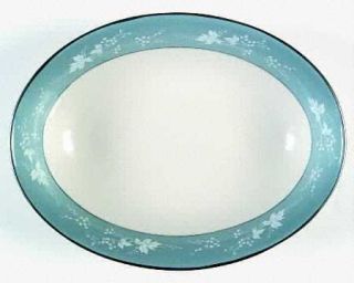 Royal Doulton Reflection 9 Oval Vegetable Bowl, Fine China Dinnerware   White F
