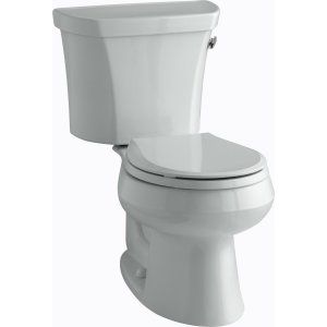 Kohler K 3997 UR 95 WELLWORTH Round Front 1.28 gpf Toilet, Right Hand Trip Lever