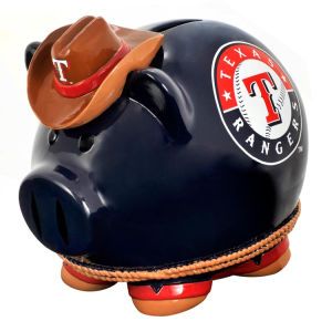Texas Rangers Forever Collectibles MLB Thematic Piggy Bank Small