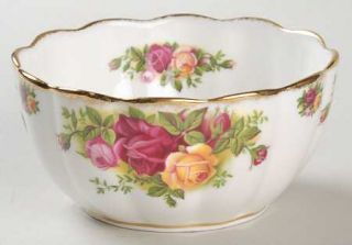 Royal Albert Old Country Roses Petal Bowl, Fine China Dinnerware   Montrose Shap