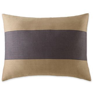 JCP Home Collection  Home 300tc Gray Rugby Stripe Standard Pillow Sham