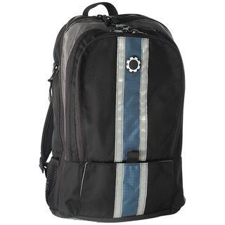 Dadgear Blue Center Stripe Diaper Backpack