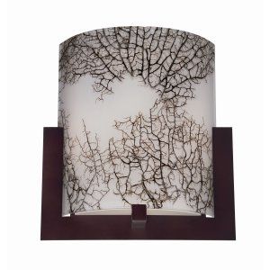 Forecast Lighting FOR FQ0026060 Bow Acrylic Shade With Inlaid Coral