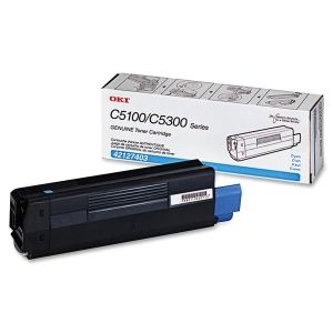 Oki Cyan Toner Cartridge  5000 Page  Cyan  Package 1