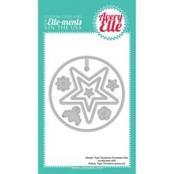 Elle ments Simply Tags Dies  Christmas Ornaments, .3125 To 3