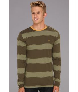 Volcom Square L/S Shirt Mens Long Sleeve Pullover (Olive)