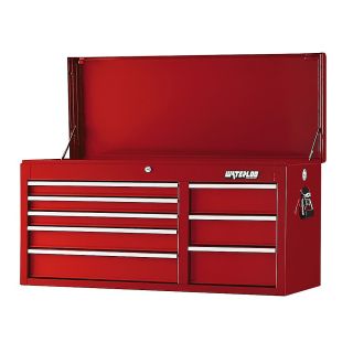 Waterloo Tool Chest   41X15x20   8 Drawers   Red
