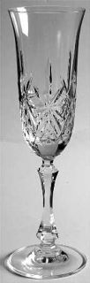Oneida Alouette Fluted Champagne   Clear, Cut Bowl,    Facette Stem
