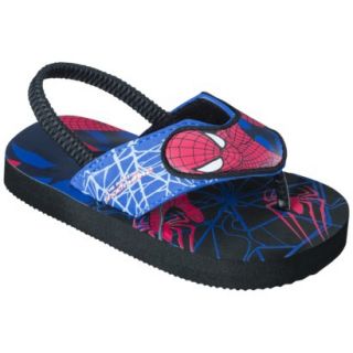 Toddler Boys Spiderman Flip Flop Sandals   Blue S
