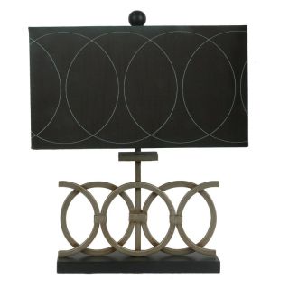 Crestview Collection Circles Table Lamp Multicolor   CVACR922