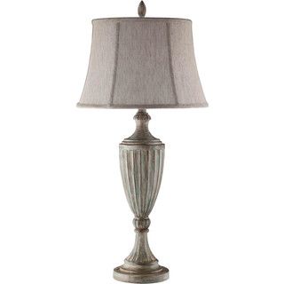 Hardwick Resin 1 light Walden Grey Table Lamp