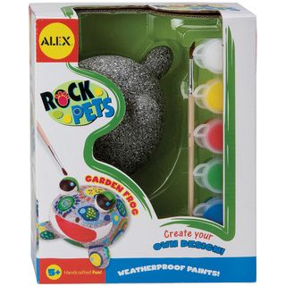 Rock Pets Paint Kit garden Frog