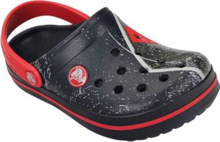 Childrens Crocs Crocband England Clog   Navy/Red Casual Shoes