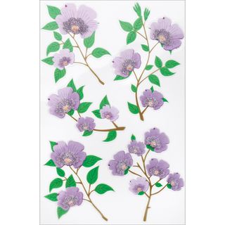Martha Stewart Stickers purple Blossom