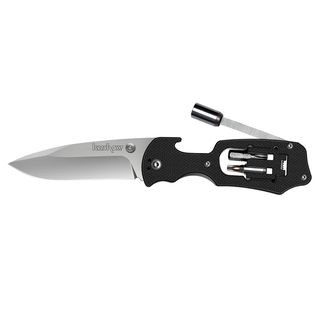 Kershaw Select Fire Knife (BlackBlade materials Stainless SteelHandle materials NylonBlade length 3.38 inchesHandle length 4.25 inchesWeight 0.31 ouncesDimensions 7.63 inches long x 2.4 inches wide x 1 inches deepBefore purchasing this product, plea
