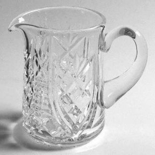 Waterford Clare 32 Oz Jug   Cut, Criss Cross, Curved Lines, Cut Foot