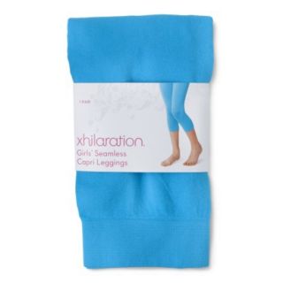 Xhilaration Girls Seamless Capris Legging   Turquoise M/L