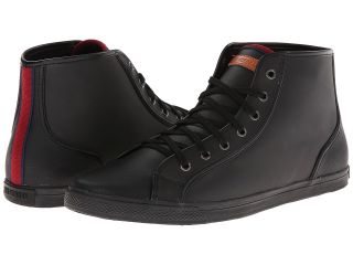 Ben Sherman Breckon Leather High Mens Lace up casual Shoes (Black)