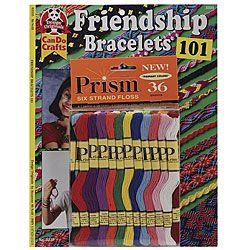 Dmc Friendship Bracelets 101 Book And Prism Floss Pack