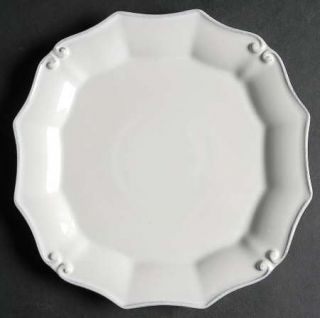 Casafina Vintage Port White Salad Plate, Fine China Dinnerware   Casa Stone, Emb