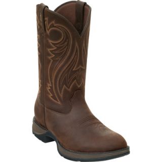 Durango Rebel 12 Inch Pull On Western Boot   Chocolate, Size 13, Model DB 5464