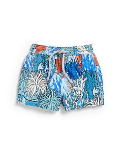 Vilebrequin Infants Coral Reef Swim Suit   Sky Blue 