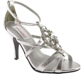 Womens Dyeables Heidi   Silver Metallic Ornamented Shoes