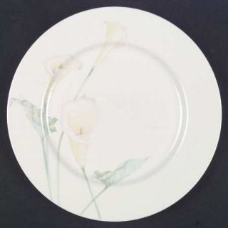 Oscar De La Renta New Flair Dinner Plate, Fine China Dinnerware   Yellow/Pink Fl