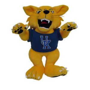 Kentucky Wildcats 8 Plush Mascot