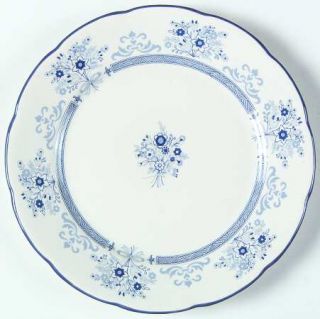 Lenox China Blue Ribbon Bread & Butter Plate, Fine China Dinnerware   Lantana,Bl