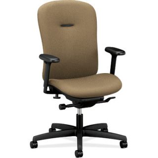 HON Mirus Series Mid Back Office Chair with Arms HONMAM Finish Taupe Tectonic