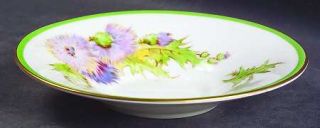 Royal Doulton Glamis Thistle Saucer for Footed Cup, Fine China Dinnerware   Purp