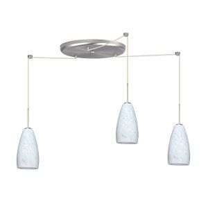 Besa Lighting BEL 3BW 150919 SN Chrissy Pendant