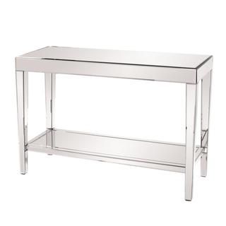 Allan Andrews Mirrored Console Table With Bottom Shelf
