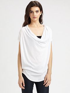 Helmut Lang Feather Jersey Top