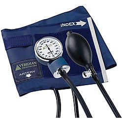 Veridian Child Aneroid Sphygmomanometer (4.25 inches wide x 13.5 inches long (Fits arm circumference 7.75 to 11.375 inches )Retail packaging2 Year Inflation System Warranty20 Year Gauge Calibration Warranty )