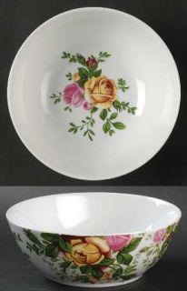 Royal Albert Country Rose Chintz 6 All Purpose (Cereal) Bowl, Fine China Dinner