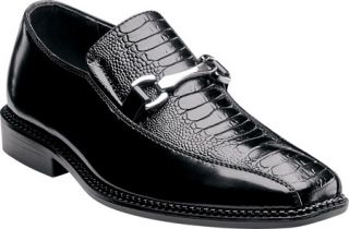 Boys Stacy Adams Leone 43339   Black Leather Loafers