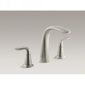 Kohler K T5323 4 BN Refinia Refinia®  Deck Mount Bath Faucet Trim Only with Leve