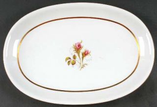 Royal Signet Dianne 15 Oval Serving Platter, Fine China Dinnerware   White Back
