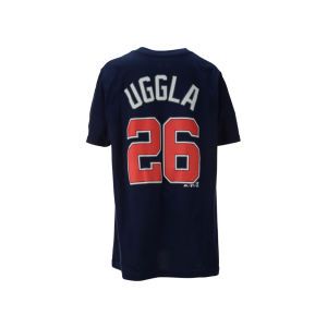 Atlanta Braves Dan Uggla Majestic MLB Youth Official Player T Shirt