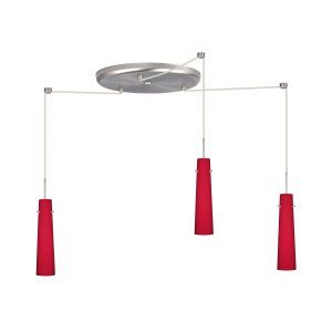 Besa Lighting BEL 3BW 5674RM SN Camino Pendant