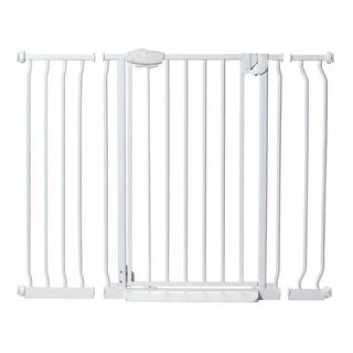 Dex Universal Safety Gate (WhiteDimensions 36 inches high x 2 inches wide x 30 inches longSafety Strictly follow the manufacturers instruction. To prevent serious injury or death, securely install gate and use according to manufacturer???s instructions.