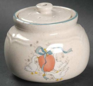 International Marmalade Potpourri Jar with Lid, Fine China Dinnerware   Geese,Bl