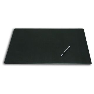 Dacasso 24x19 Black Leather Desk Mat w/o Rails   P1019