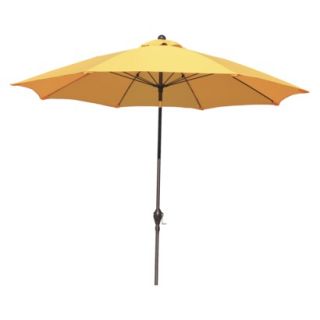 9 Aluminum Patio Umbrella   Yellow