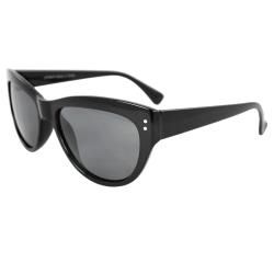 Womens Black Cateye Fashion Sunglasses